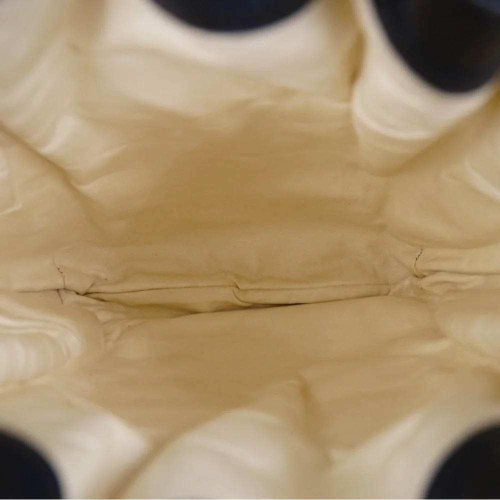 Vintage Gucci Floral Print Bucket Bag - Navy and Multicolor - Picture 6 of 8